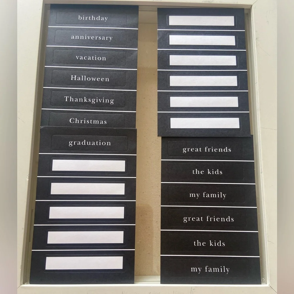 Pottery Barn shadow box